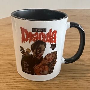 Horror of Dracula Black and White Mug